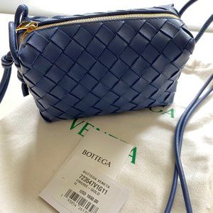BOTTEGA VENETA Loop Mini Intrecciato Crossbody Bag